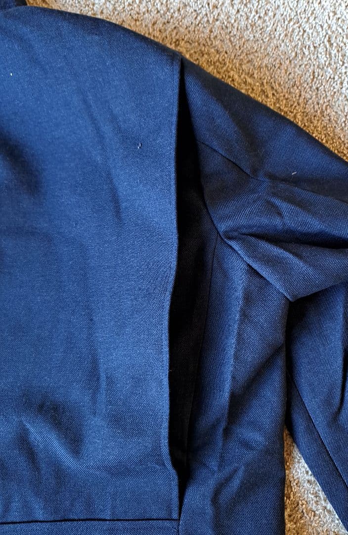 国鉄動力車乗務員　制服(冬)　細身第1号形　未使用上下組　鉄道　S49