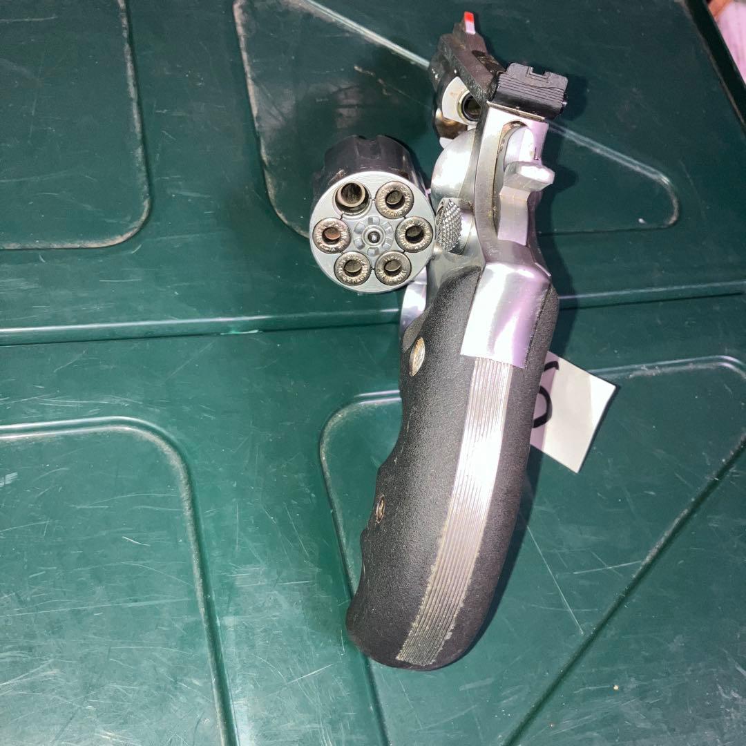 コクサイ S&W M19 357マグナム ガスリボルバー シルバー　ジャンク品