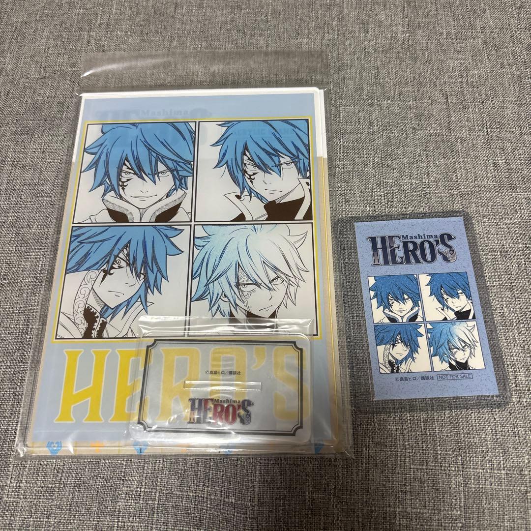 Mashima HERO´S 真島ヒロ デカアクリルスタンド アクスタ 特典