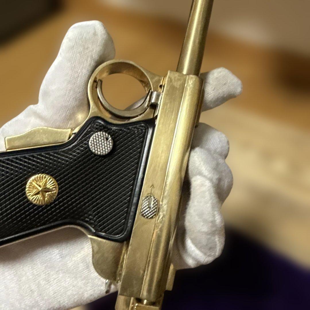 装飾銃】【モデルガン】式槍南 金属製モデルガン 木箱付き