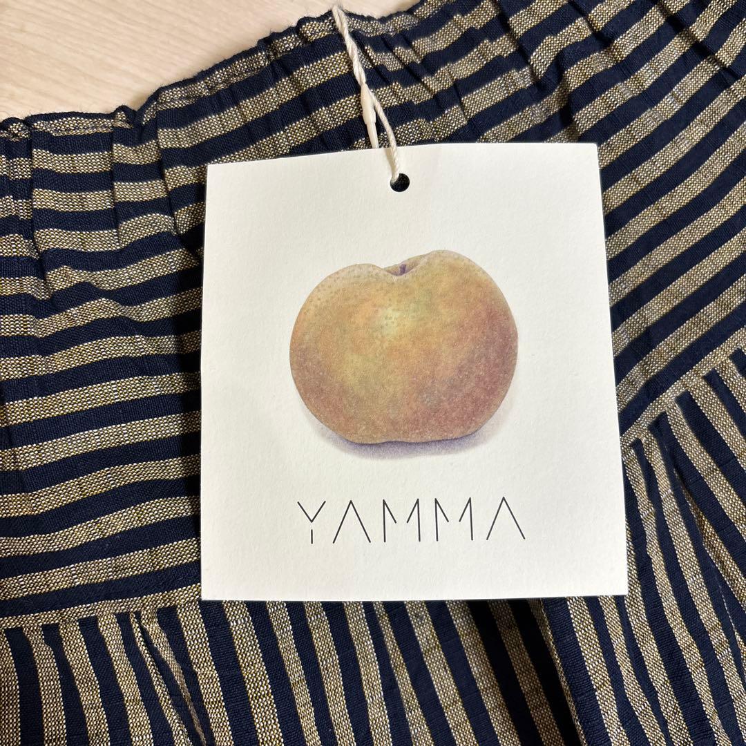 タイムセール☆ヤンマ産業　タックスカート　棒縞　ノーマル丈