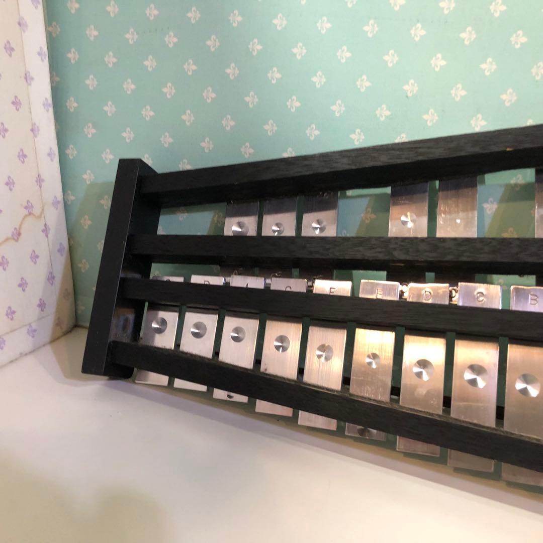 日本製 Saito サイトー 斉藤製作所 グロッケン 鉄琴 32鍵盤 マレット付