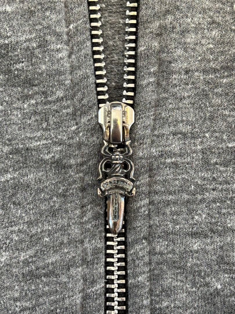 CHROME HEARTS クロムハーツ　クロスロゴ　タガー　ジップパーカー　M