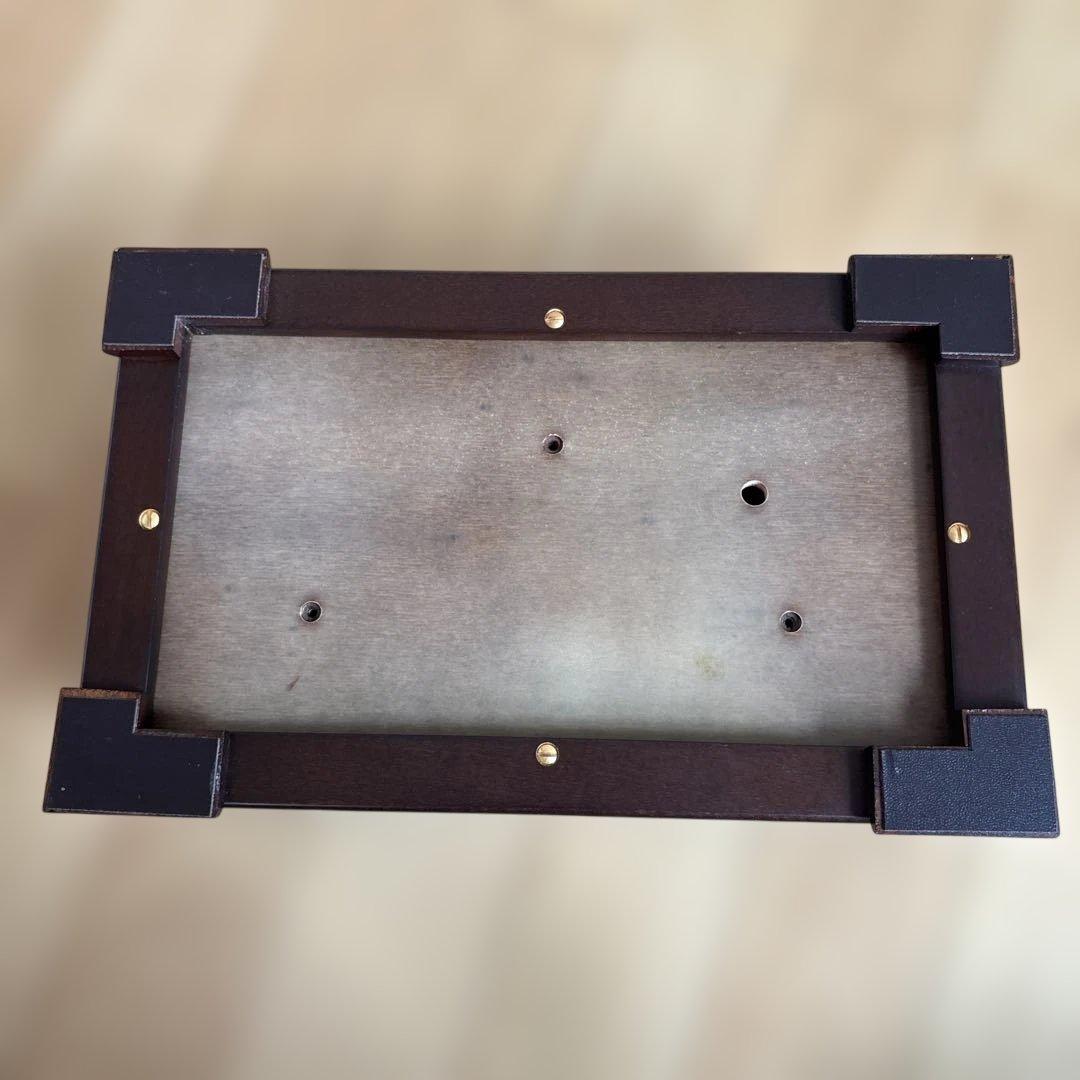 ⚠️箱のみ⚠️リュージュ72弁シリンダーオルゴール用 ボックス　空箱　楽器の象嵌模様