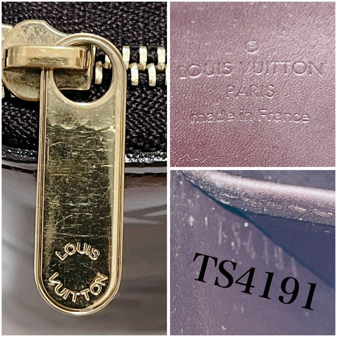 美品 ルイヴィトン パース ヴェルニ レイユール ジッピーパース