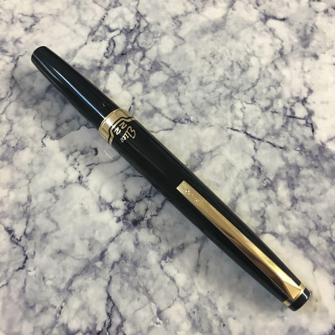 #0230 オーバーホール済み 万年筆 PILOT パイロット ショート22k