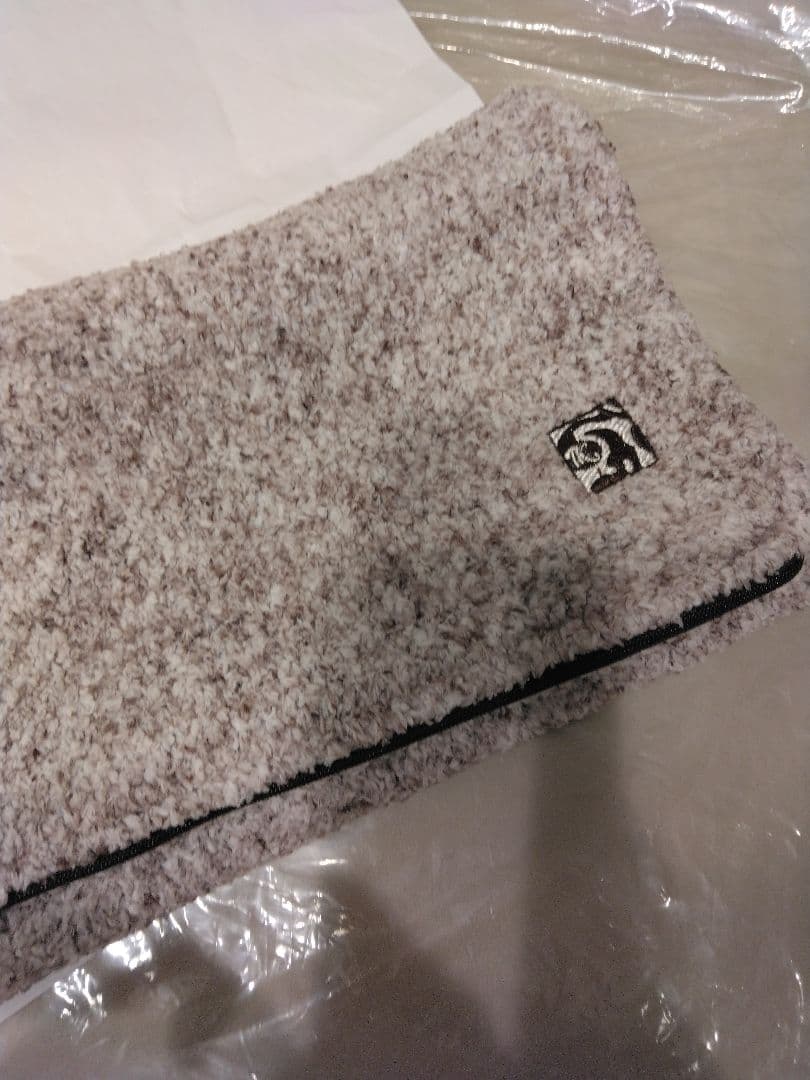 明日までお値下げ【未使用品】カシウェア 刺繍ロゴ入り クッションカバー