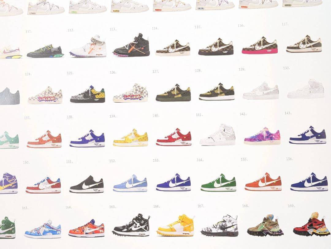 限定 Virgil Abloh 巨大ポスター AJ1 dunk 全169足 3,999足限定のエア