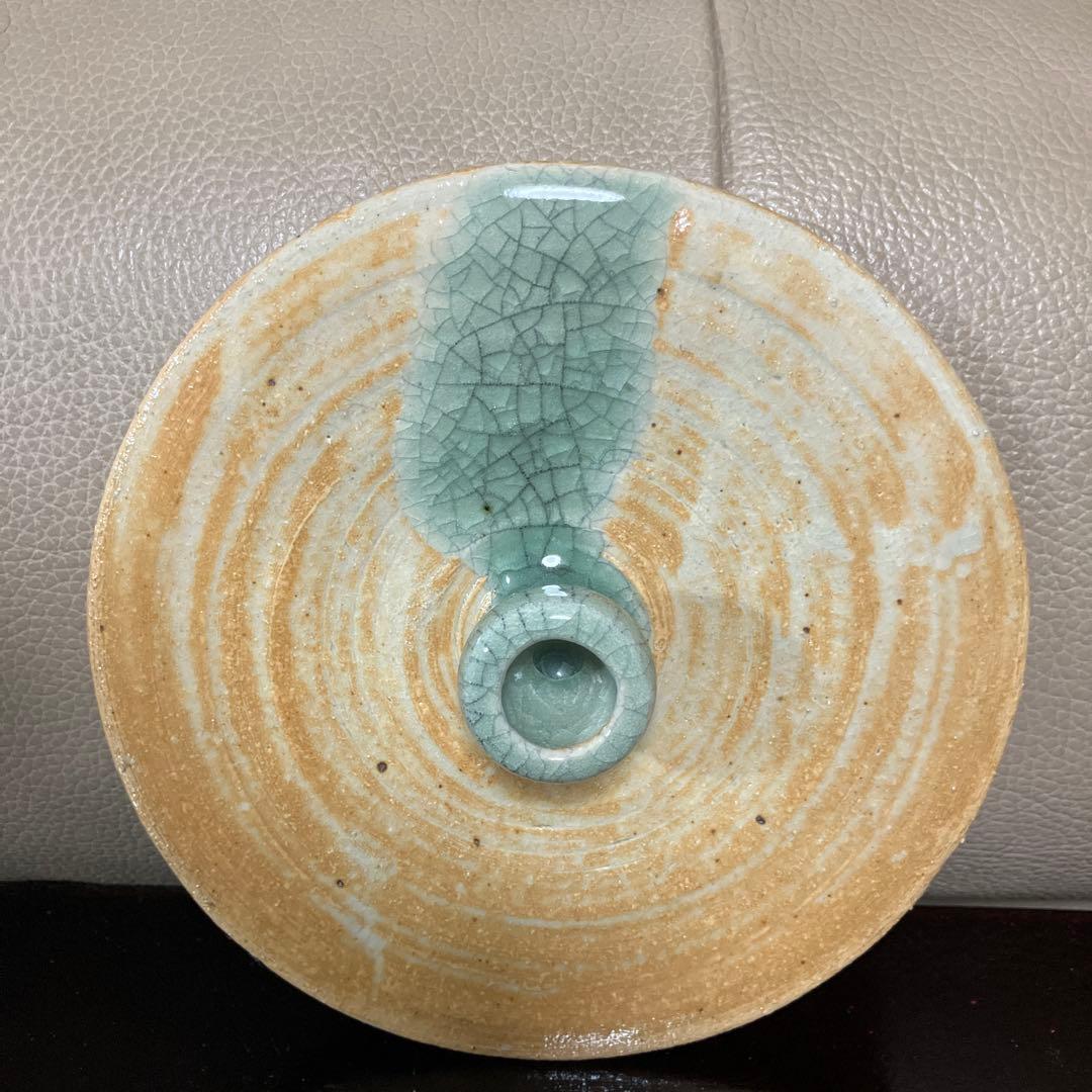 相馬焼 明月窯 馬の絵柄の青緑色水差しの通販はau PAY マーケット