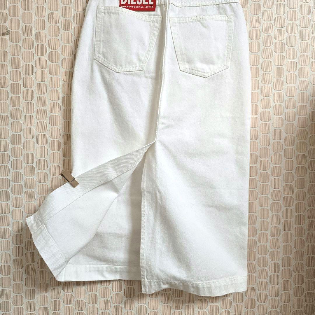 ✨​未使用✨DIESELディーゼル◾デニムスカート ホワイト W25◾S相当