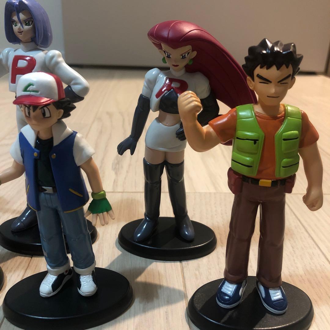 ポケモン 初期 フィギュア サトシ カスミ タケシ ジョーイ ロケット団