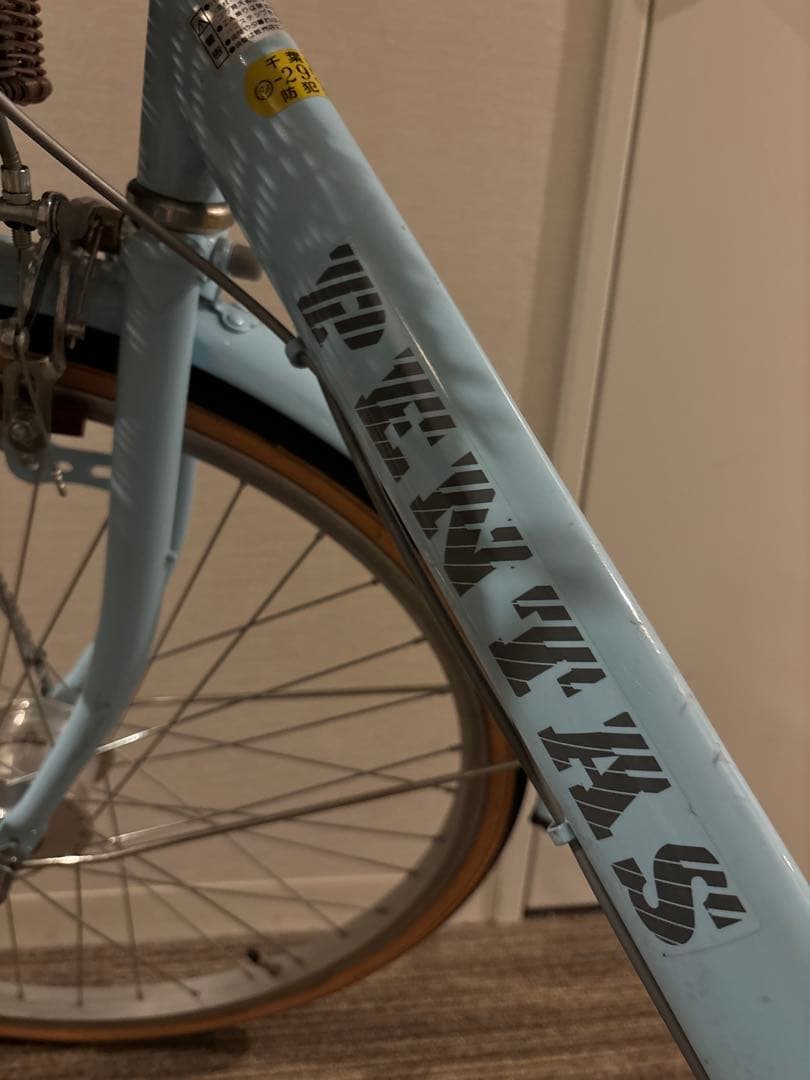 美品 ペンタス 自転車24インチ 変速6段ギア 籐籠 取説、鍵2