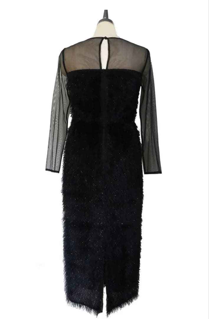 my shawty】glitter shaggy dress