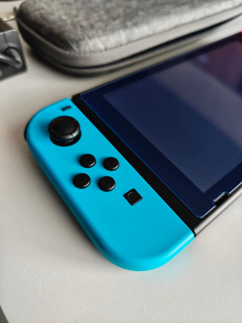 【美品】Nintendo Switch 本体 青/ケース付