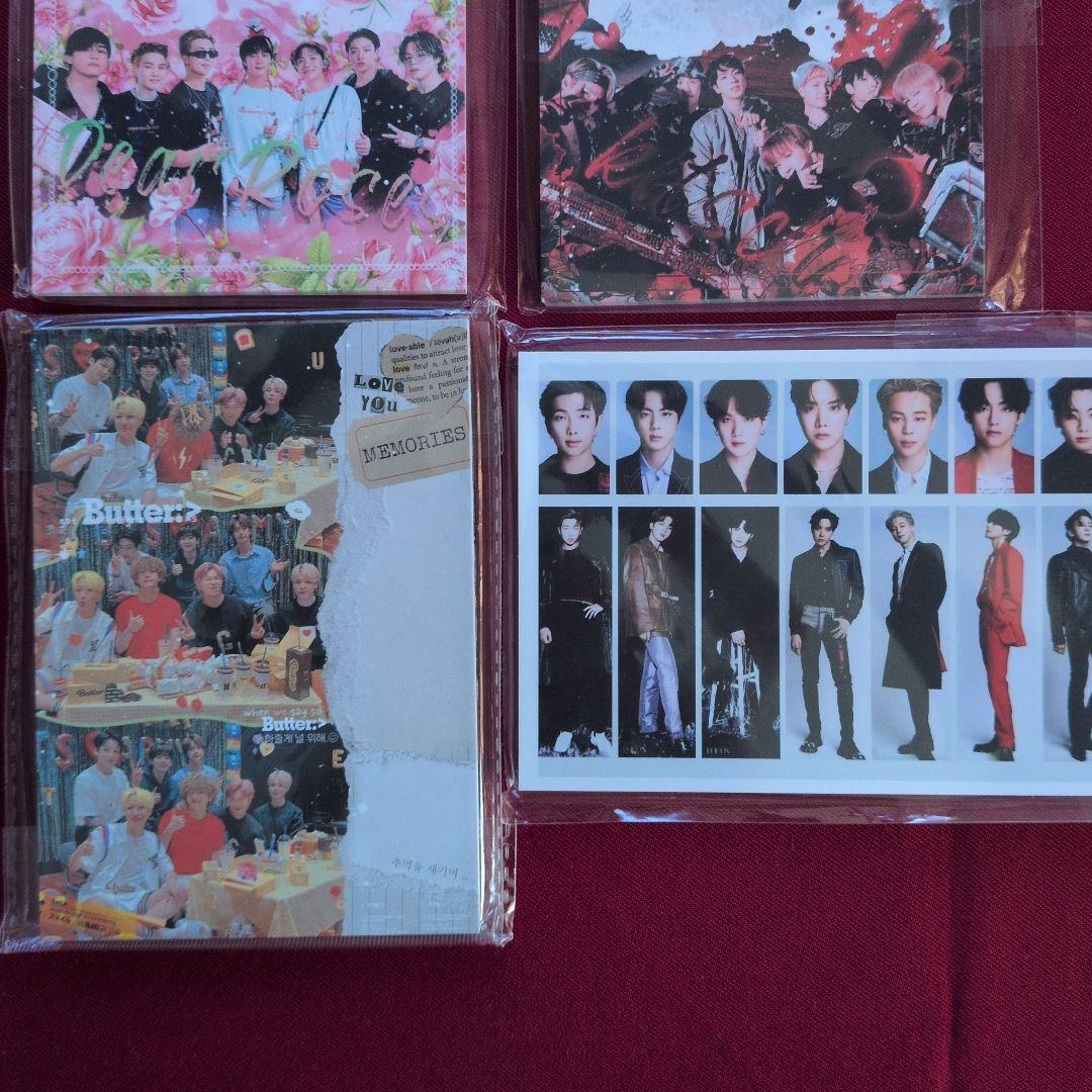 BTS メモ帳大　オール　韓国製作者様　バラ