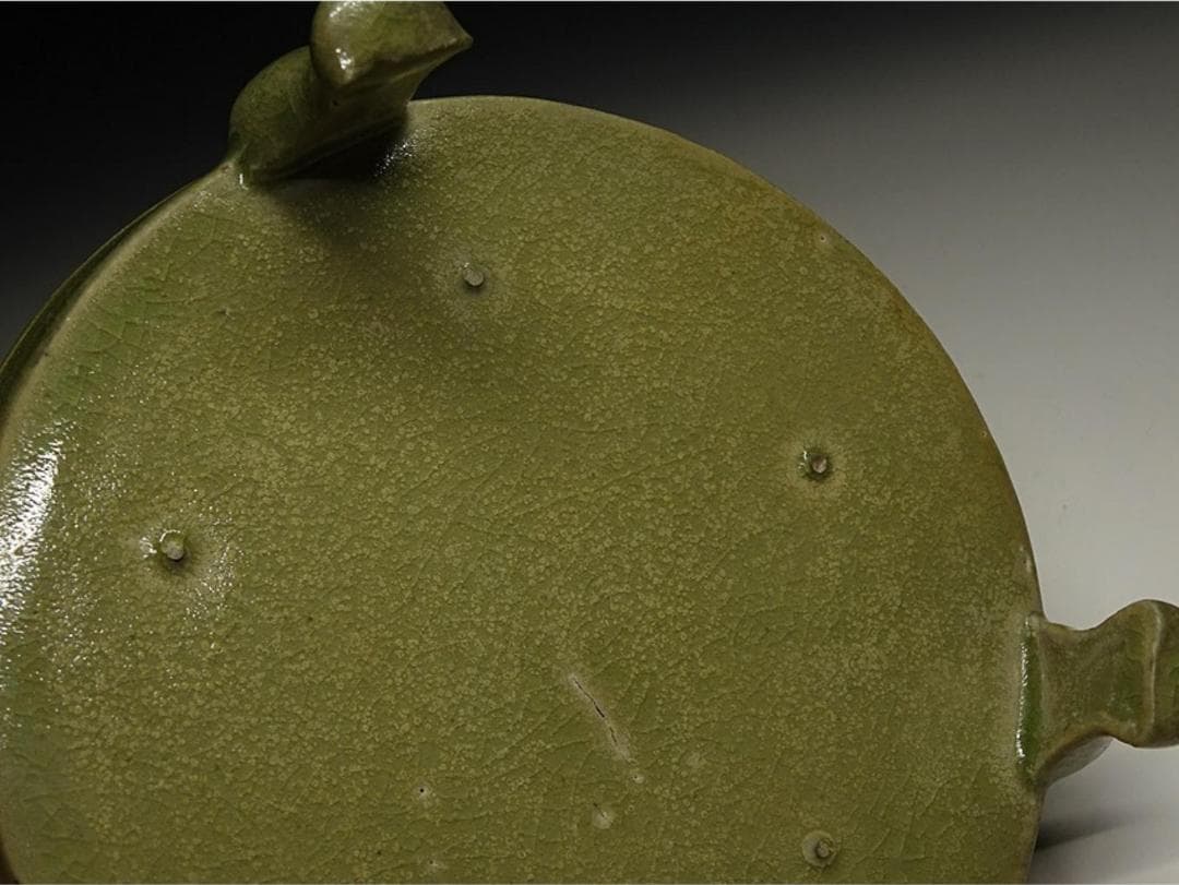 中国古玩 汝窯 筆洗 水孟 水盂 三足器 唐物 時代物 書道具 t66871