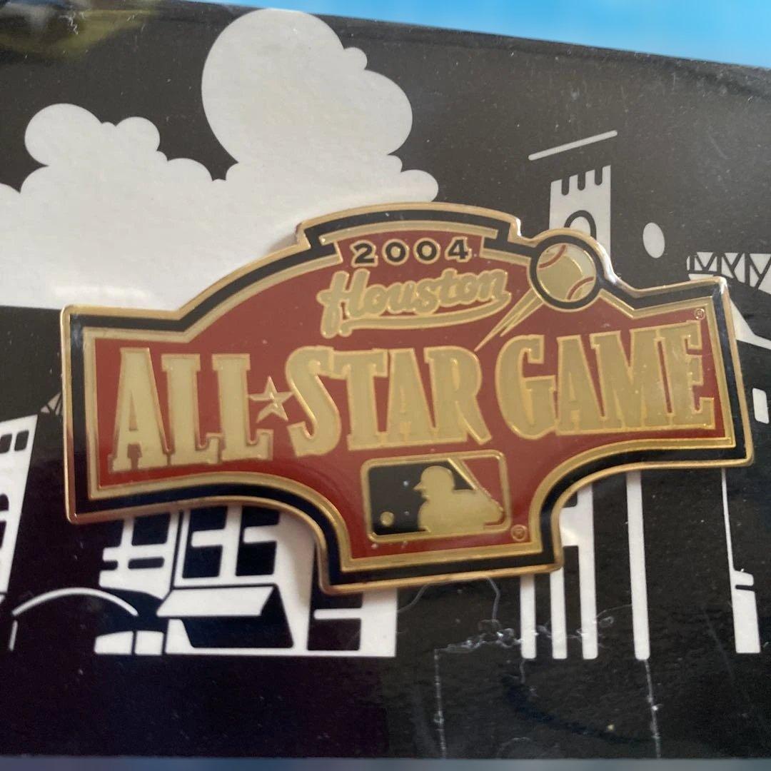 2004年 ヒューストン MLBオールスターゲーム 記念ピンバッジセット 箱