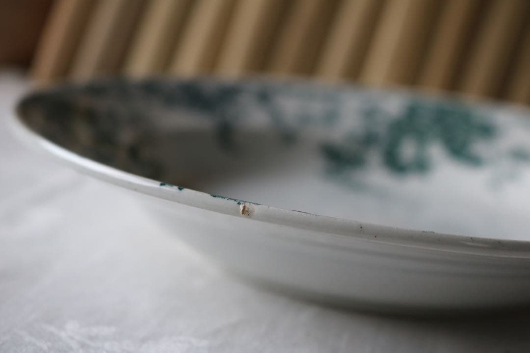 Campanule saint Amand プレート深皿グリーンサンタマン