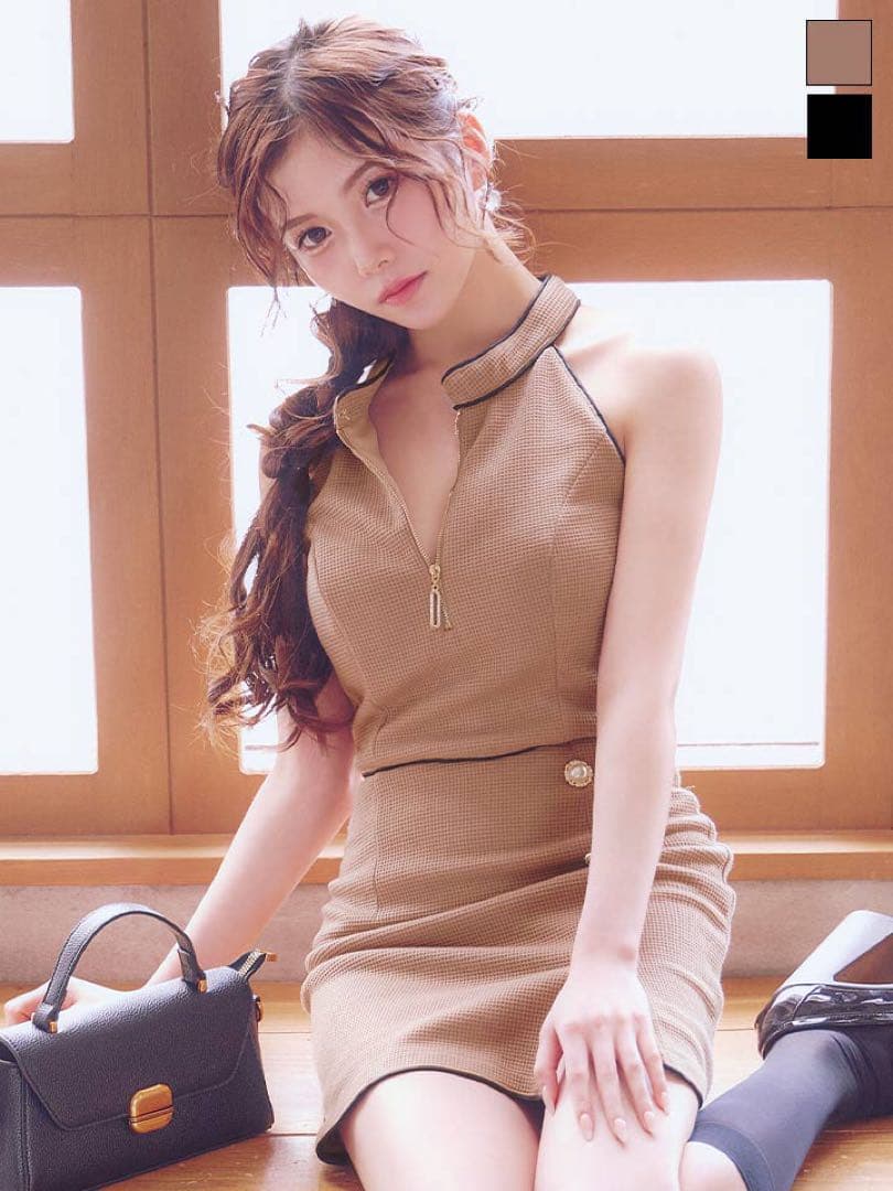 NEWカラー＊ジップスリット✖️アメスリワッフルセットアップbeM