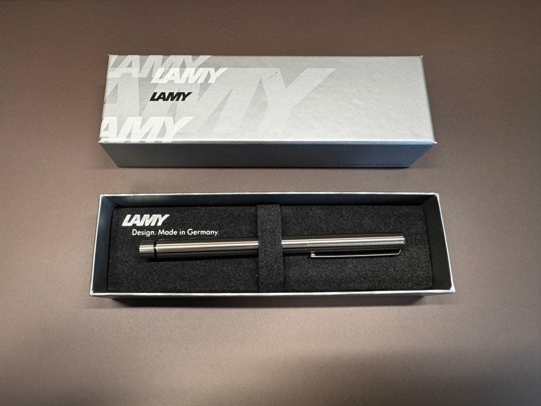 LAMY シルバー 万年筆箱付き - 筆記具最高