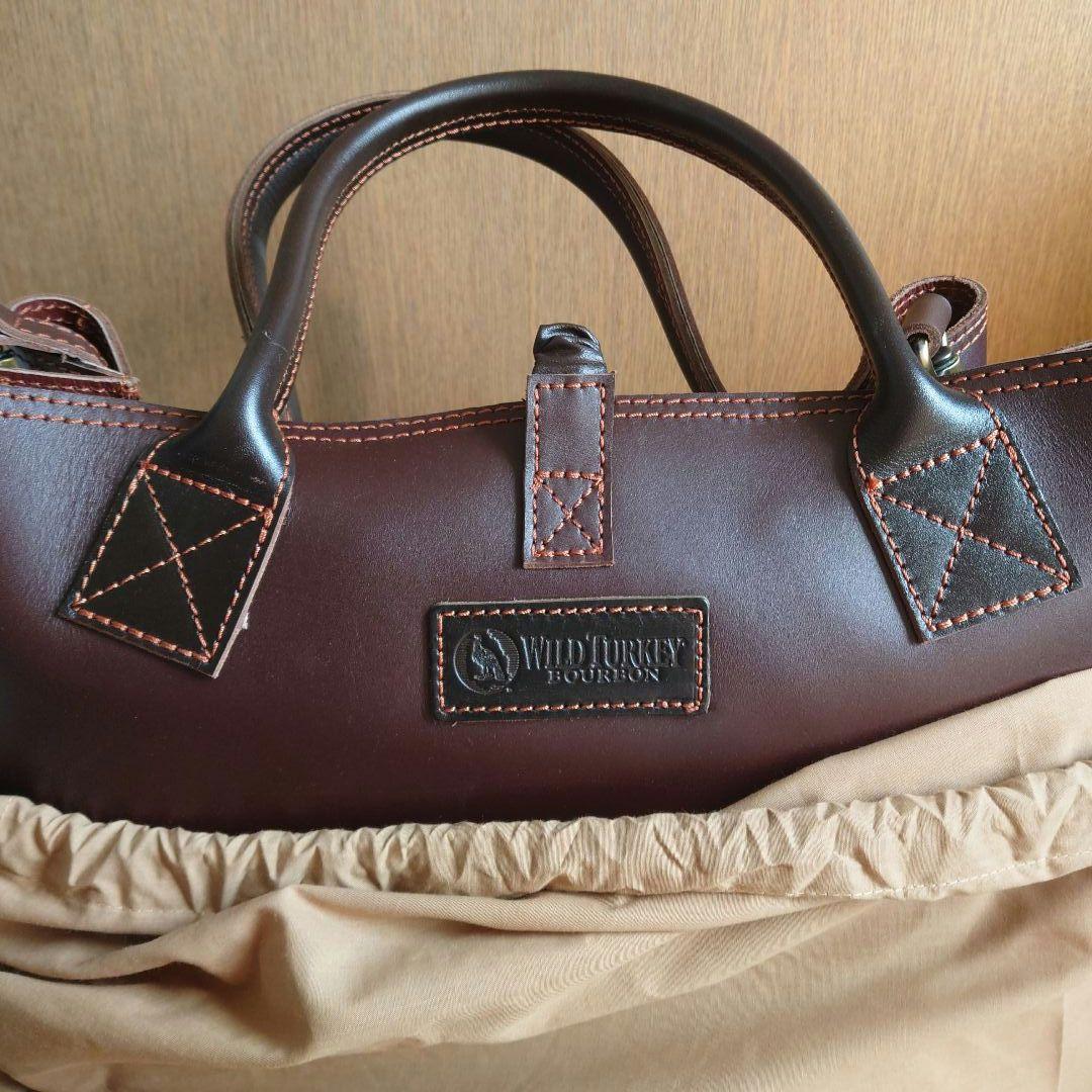 【懸賞当選稀少】ワイルドターキー『オリジナルレザー・トートバッグ』未使用新品