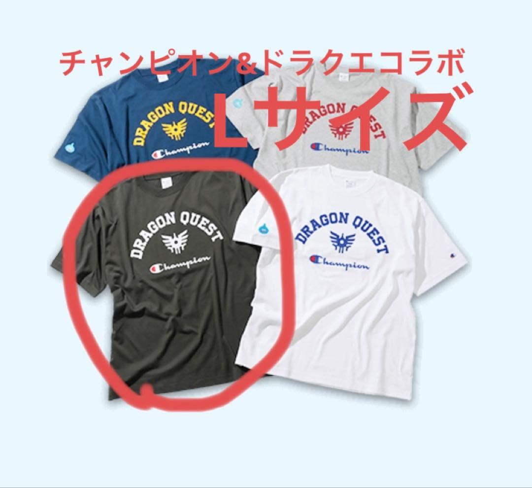 即完売品】チャンピオン✕ドラゴンクエスト ロゴTシャツ - メルカリ