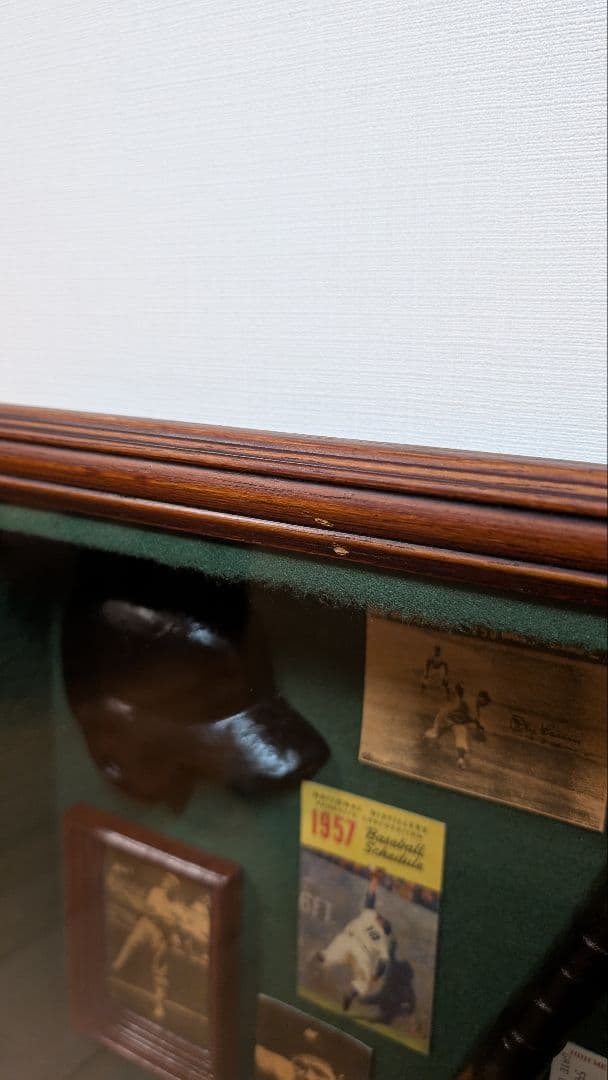 メジャーリーグ 大リーグ 記念品 ガラス額入りミニチュアコレクション