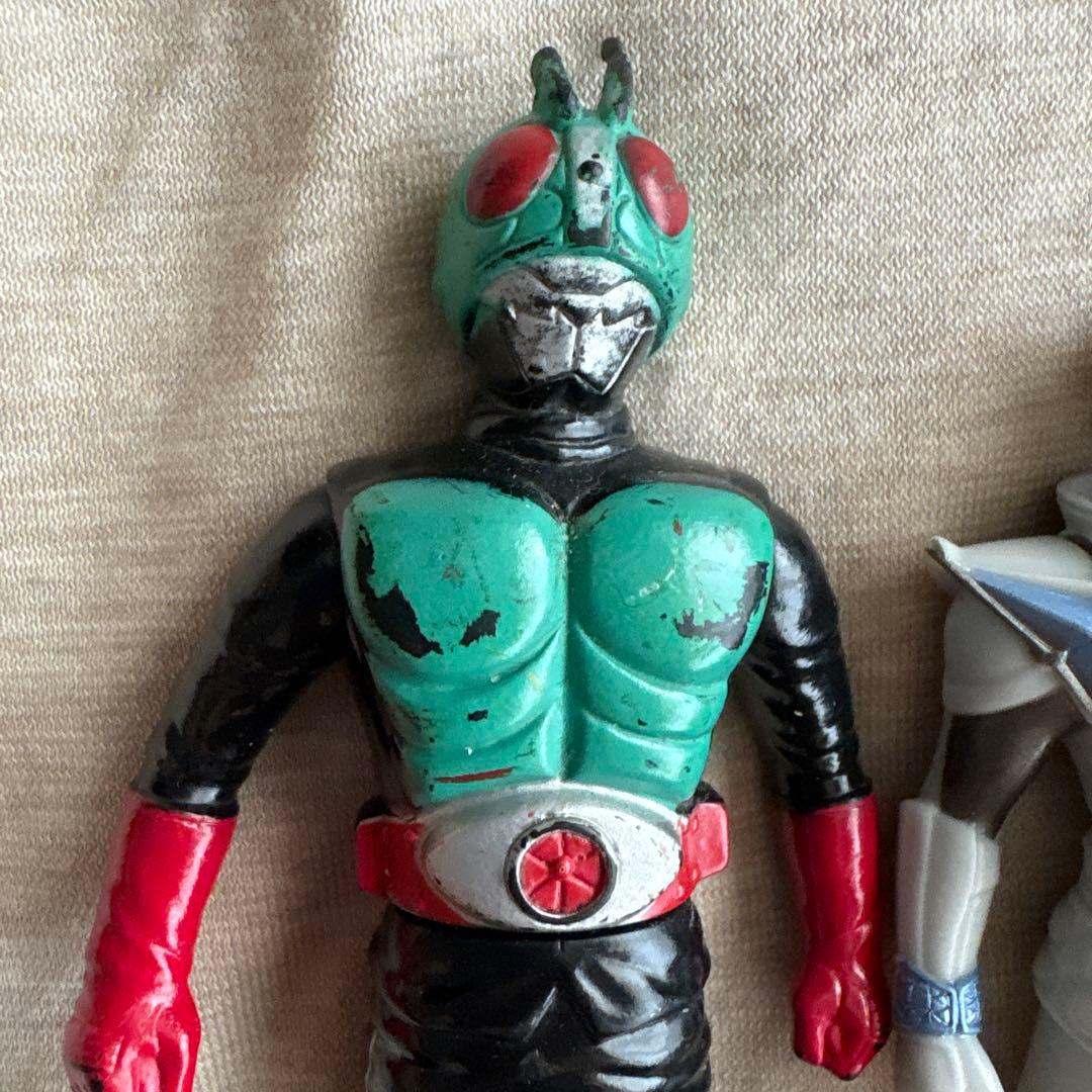 昭和レトロ 仮面ライダー ソフビセット フィギュア 平成ライダー