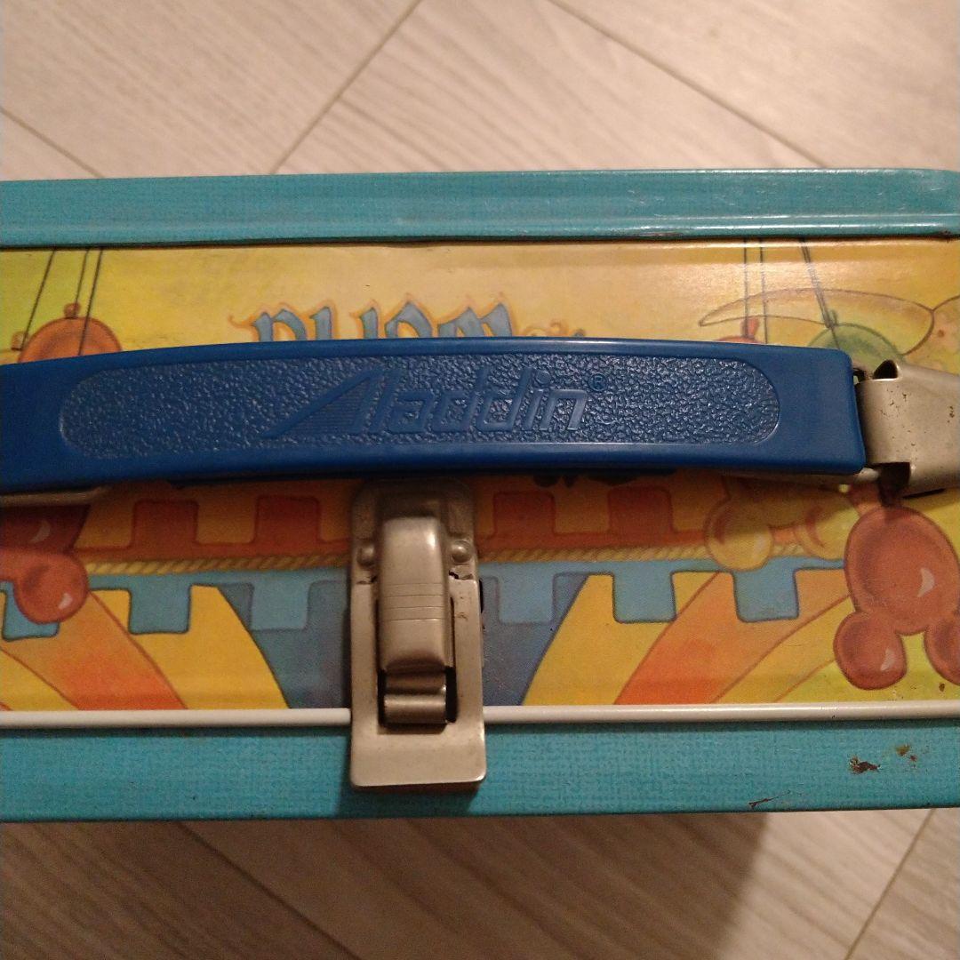 ディズニー ブリキ ランチトランク Aladdin製 昭和 レトロ