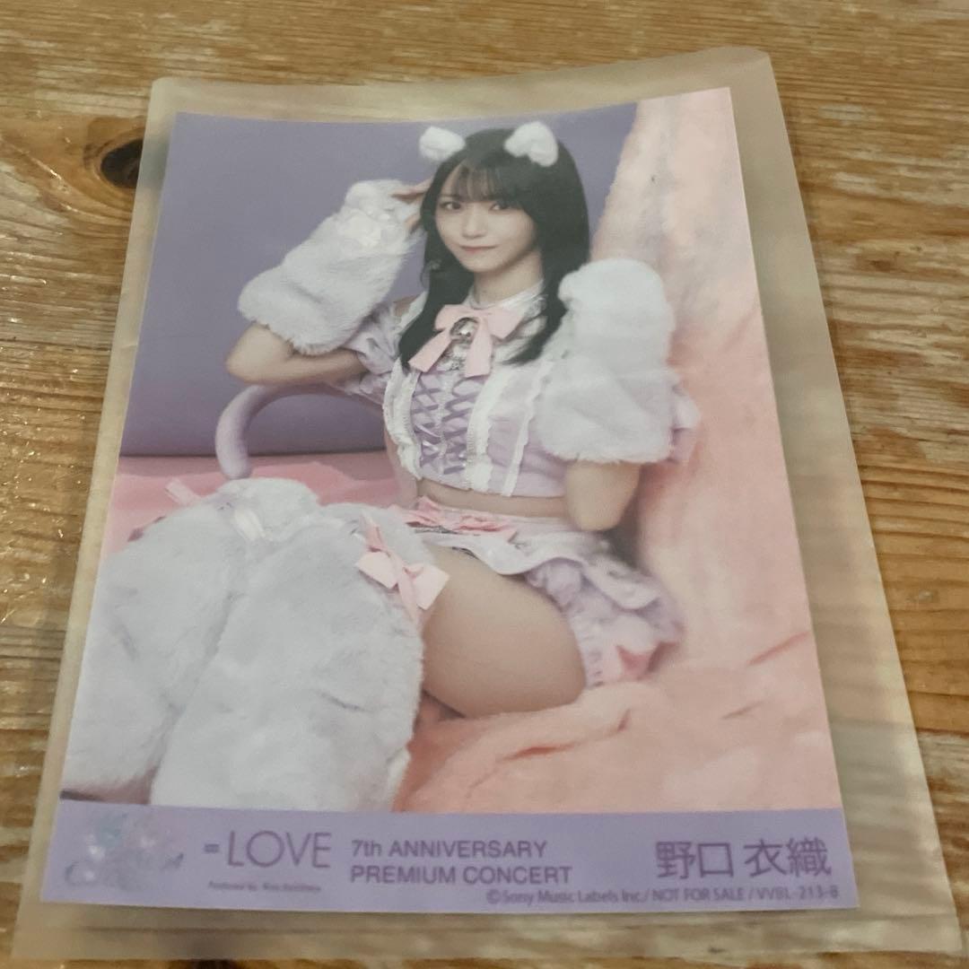 イコラブ7周年 封入 円盤 生写真 野口衣織 猫衣装 - メルカリ