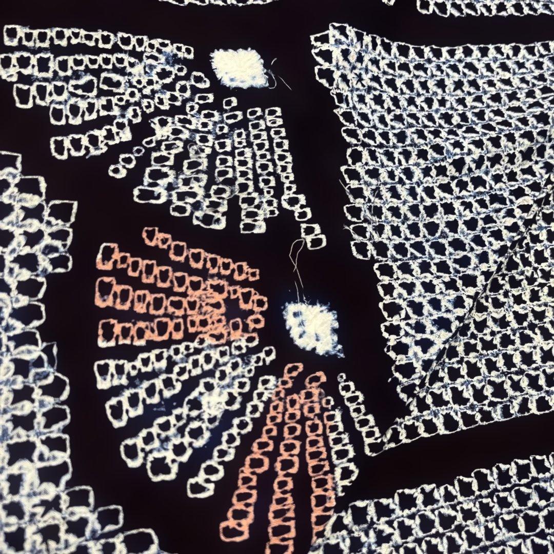 123 絞り浴衣　リメイク用