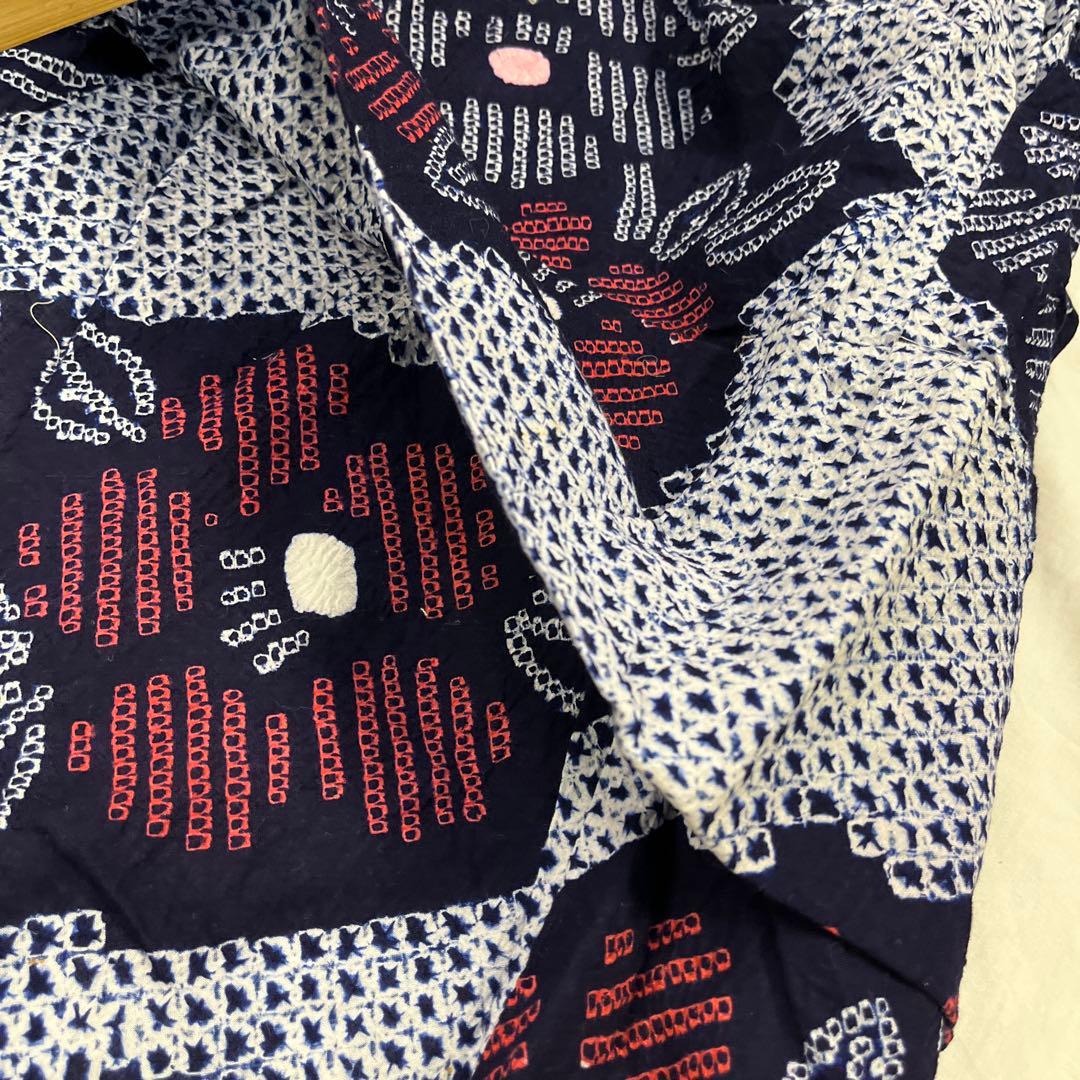 123 絞り浴衣　リメイク用