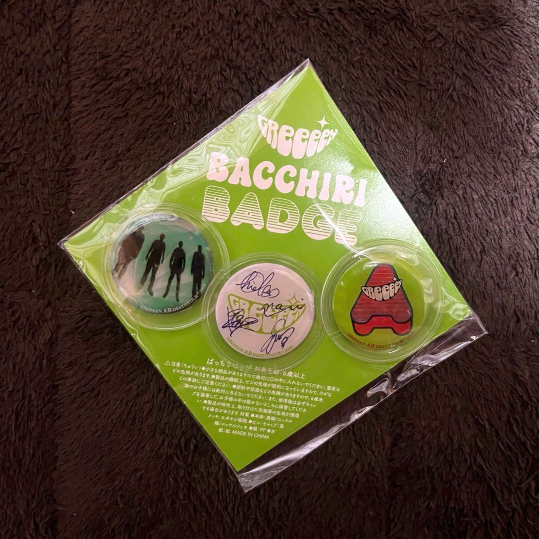 GReeeeN GRe4N BOYZピンバッジセット 3個入り - メルカリ