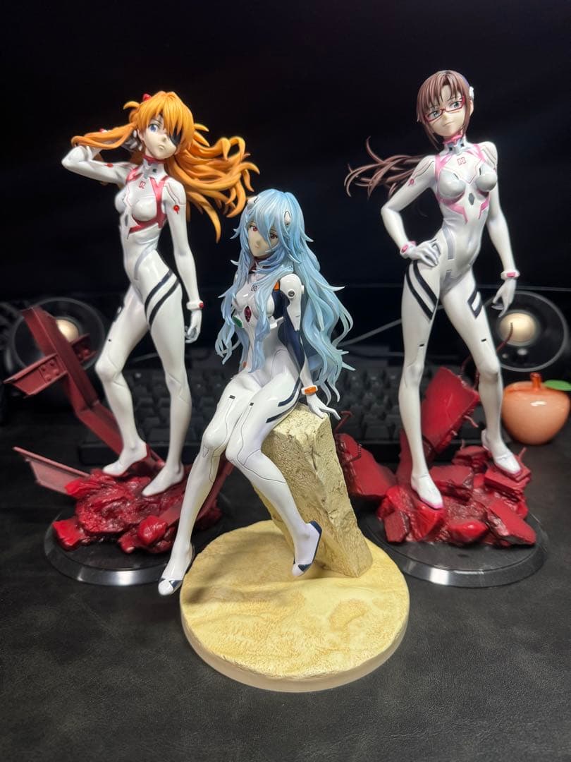 エヴァンゲリオン　フィギュア　アスカ・マリ・レイ アスカ・レイ・マリ Newtype Cover ver.