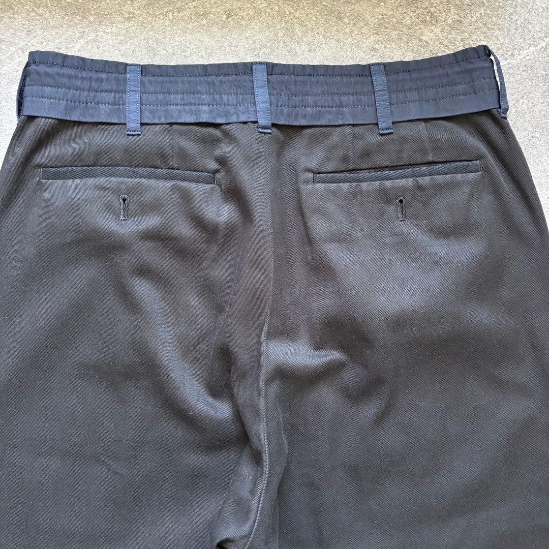 sacai サカイ 2021aw チノワイドテーラードパンツ - メルカリ