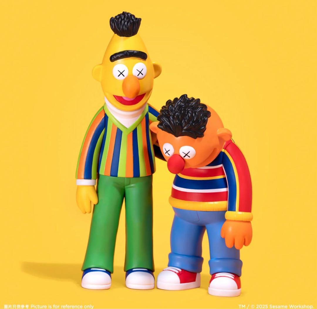 Kaws x セサミストリート バートu0026アーニー KAWS×セサミストリート