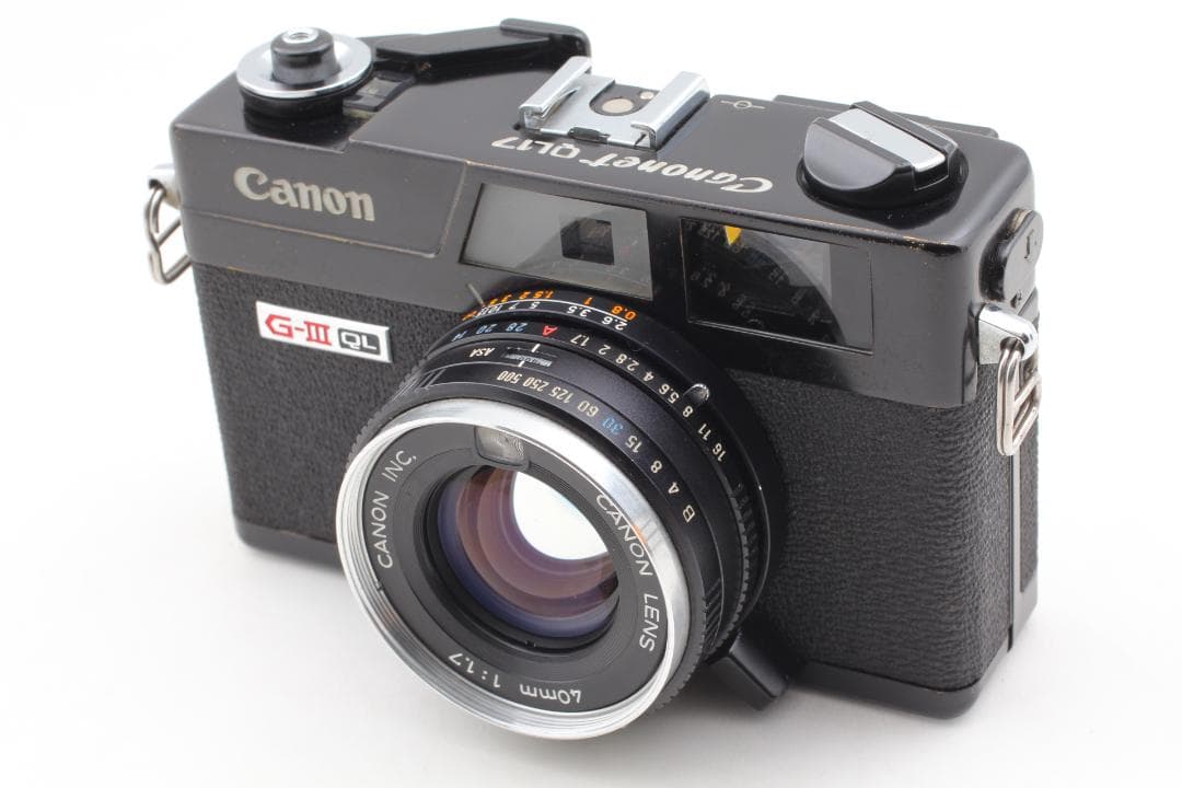 整備済 美品】Canon Canonet QL17 GIIIブラック 1391 2026年最新