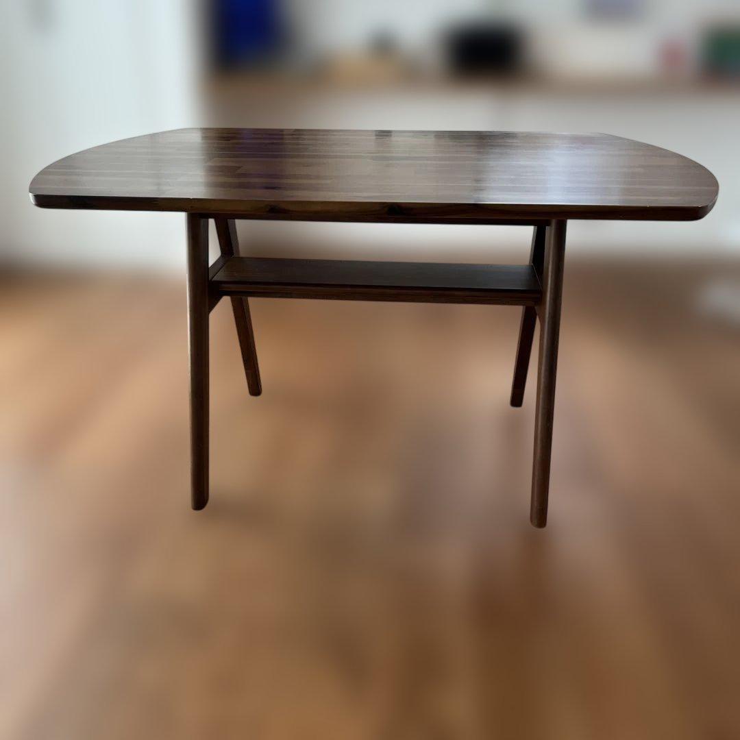 【送料込】unicoダイニングテーブルSWELLA スウェラ幅120㎝