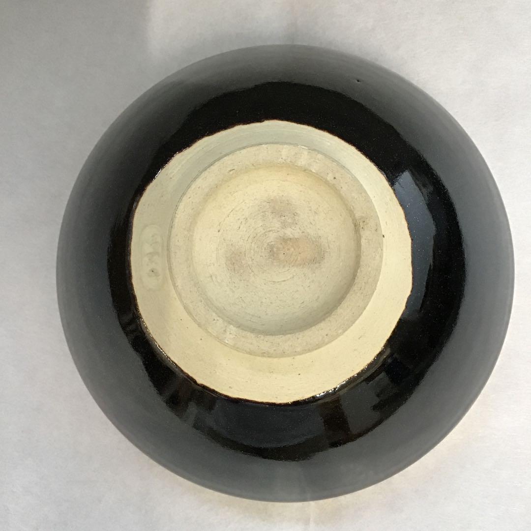 茶道具 茶碗 松唐草天目茶碗 清閑寺窯造 妙玄斎書付 共箱