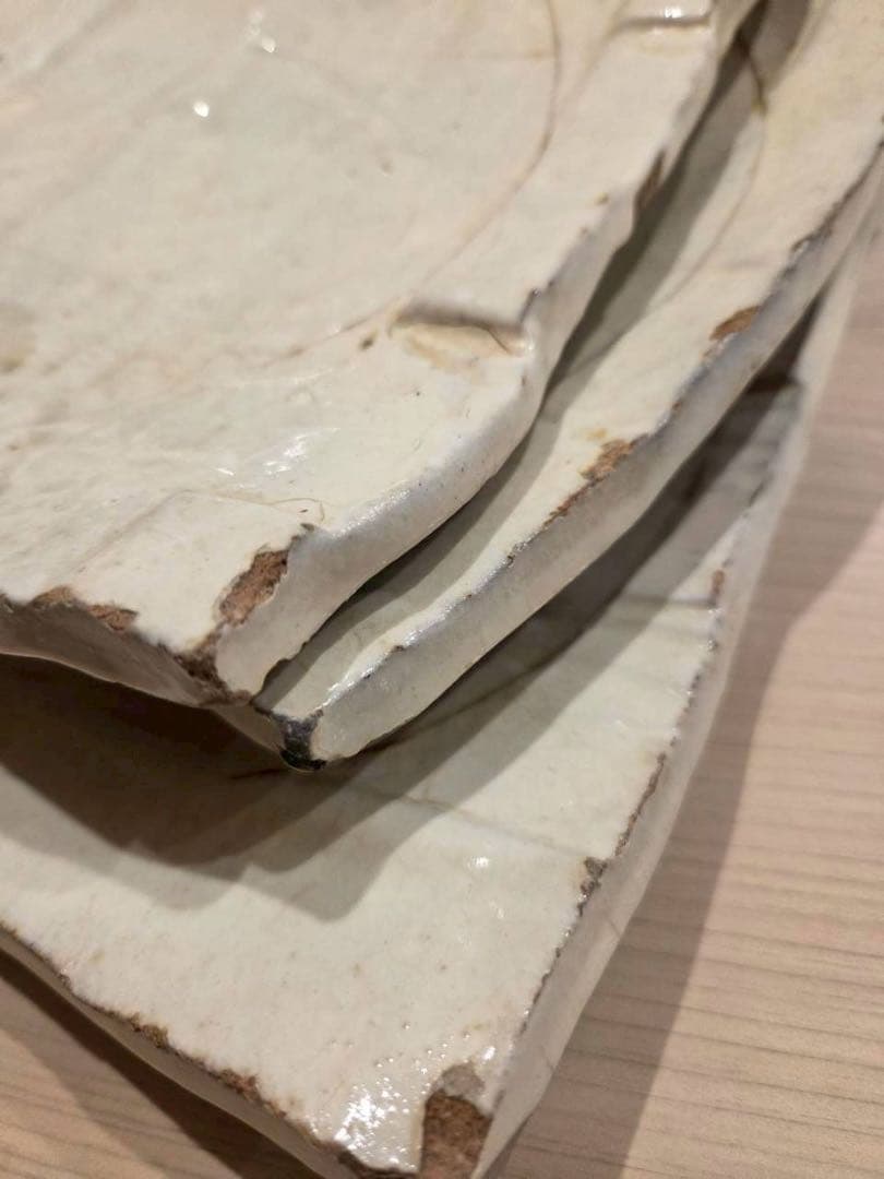 JA　　10枚セット★益子焼　作家　高内秀剛　四方皿　陶板