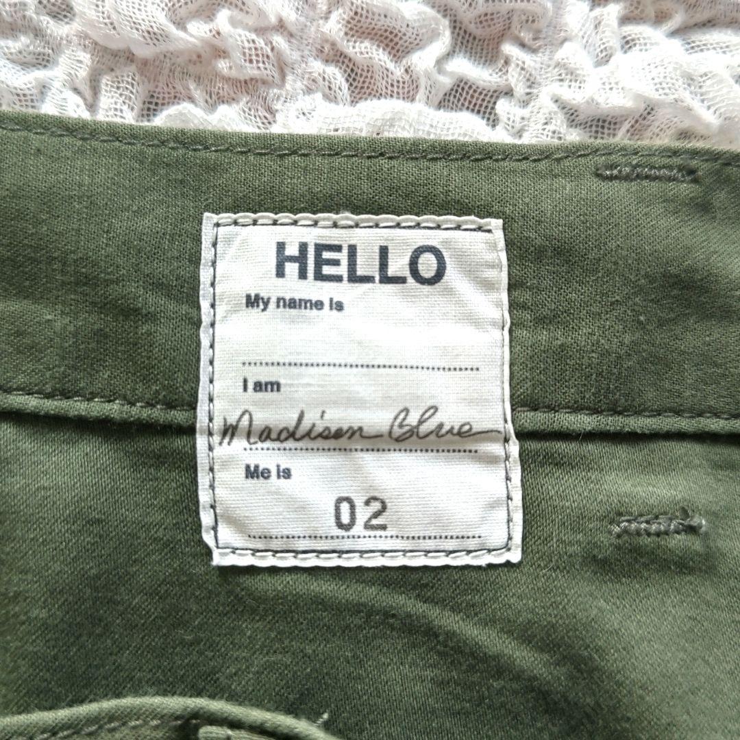 MADISON BLUE / マディソンブルー　ミリタリーキュロット　カーキ
