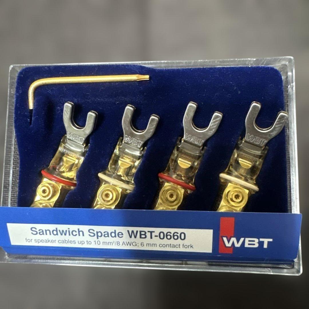 スピーカーケーブル Yラグ端子 「WBT-0660」(B)