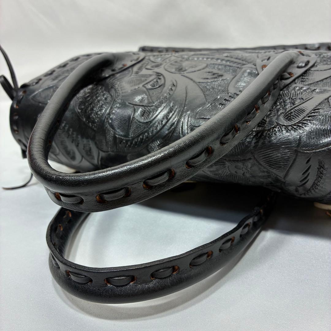 【美品】 Carving tribes Maestra S ハンドバッグ 黒
