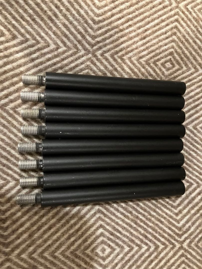 クアドラスパイア　QUADRASPIRE P180/19 黒　中古　８本セット クアドラスパイア QUADRA SPIRE Q4D 4段 オーディオラック @45236