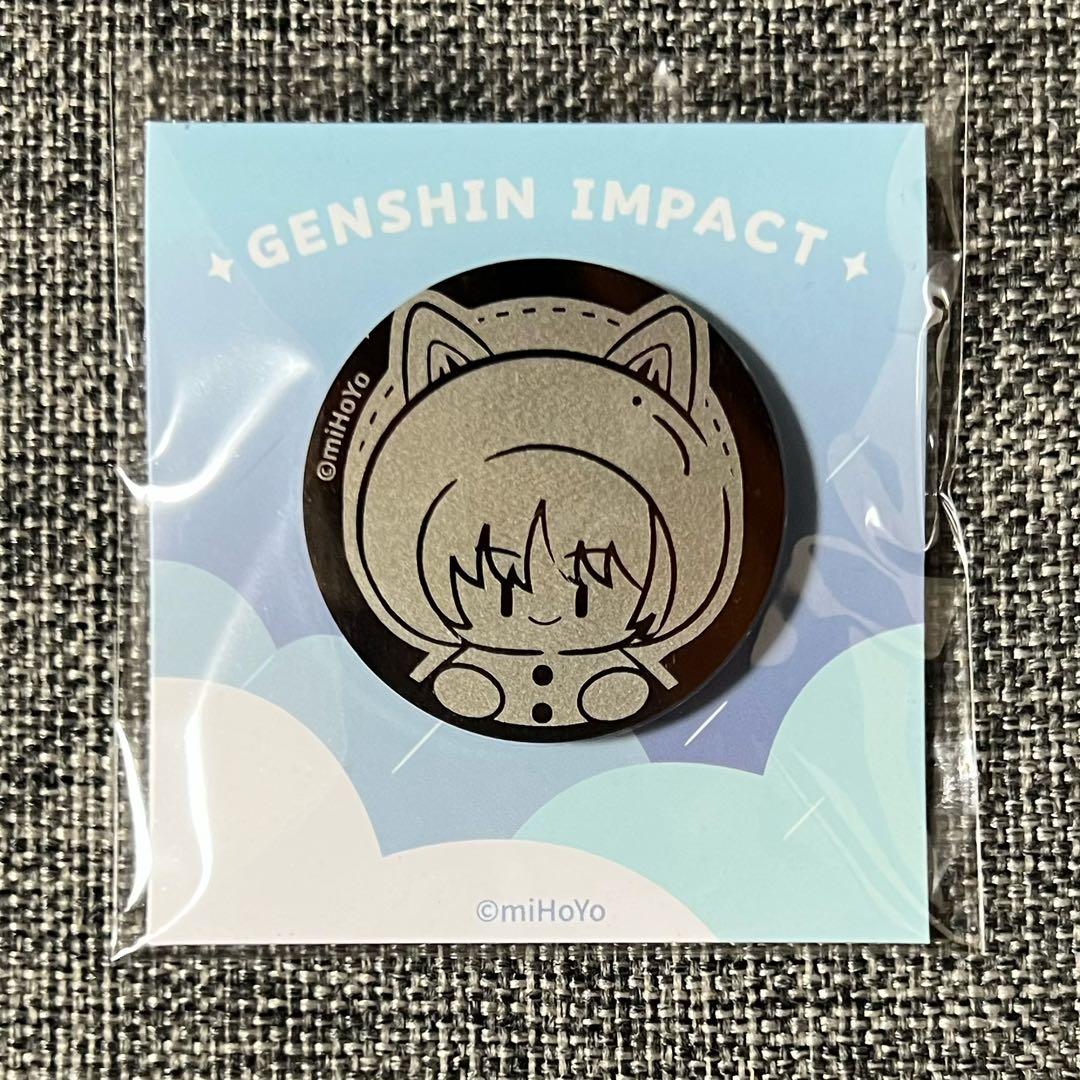 公式正規品　放浪者　4点　原神　缶バッジ　付箋　七聖召喚　雨中嬉楽　立ち絵