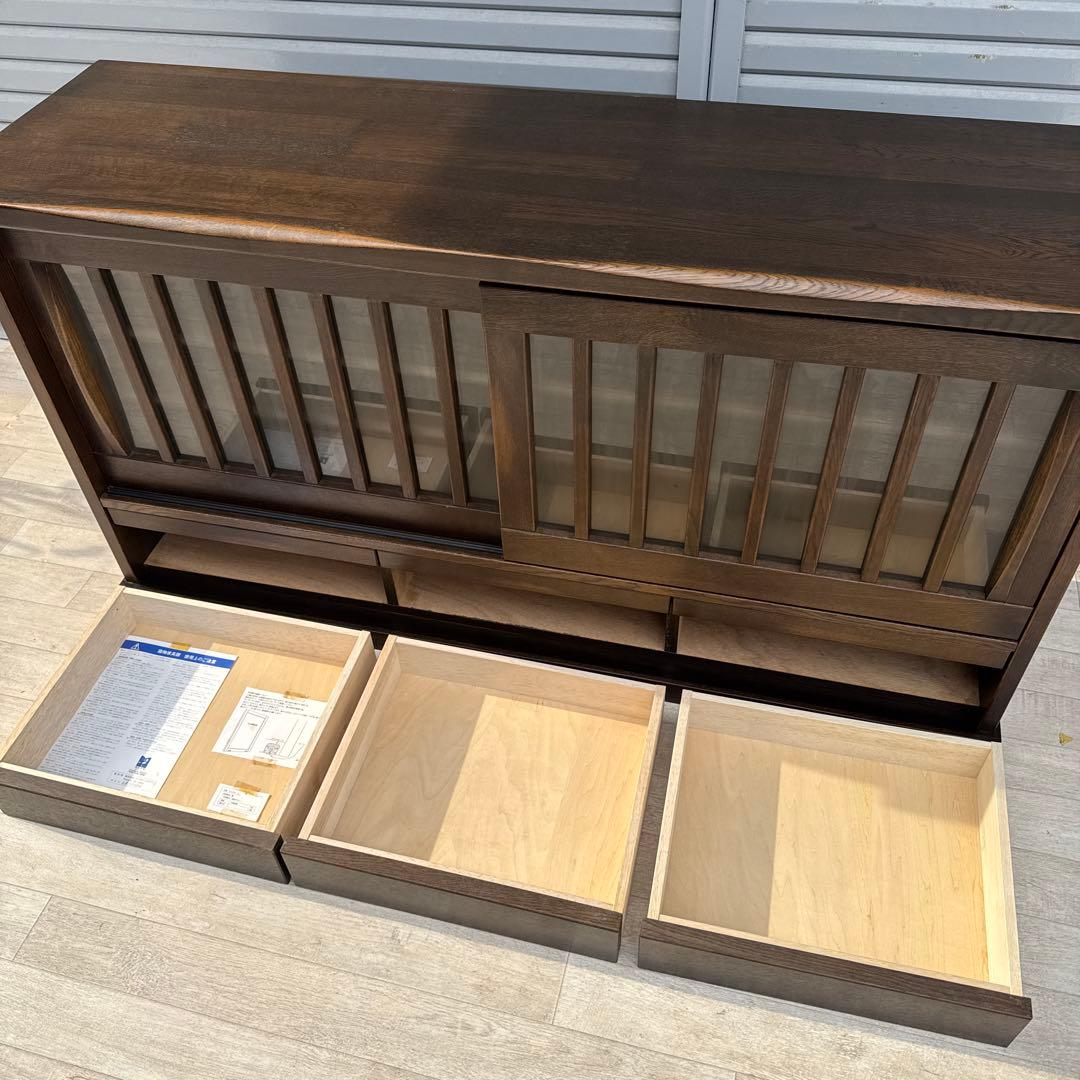 約33万飛騨 ibata イバタインテリア 木楽 オーク 無垢材 サイドボード