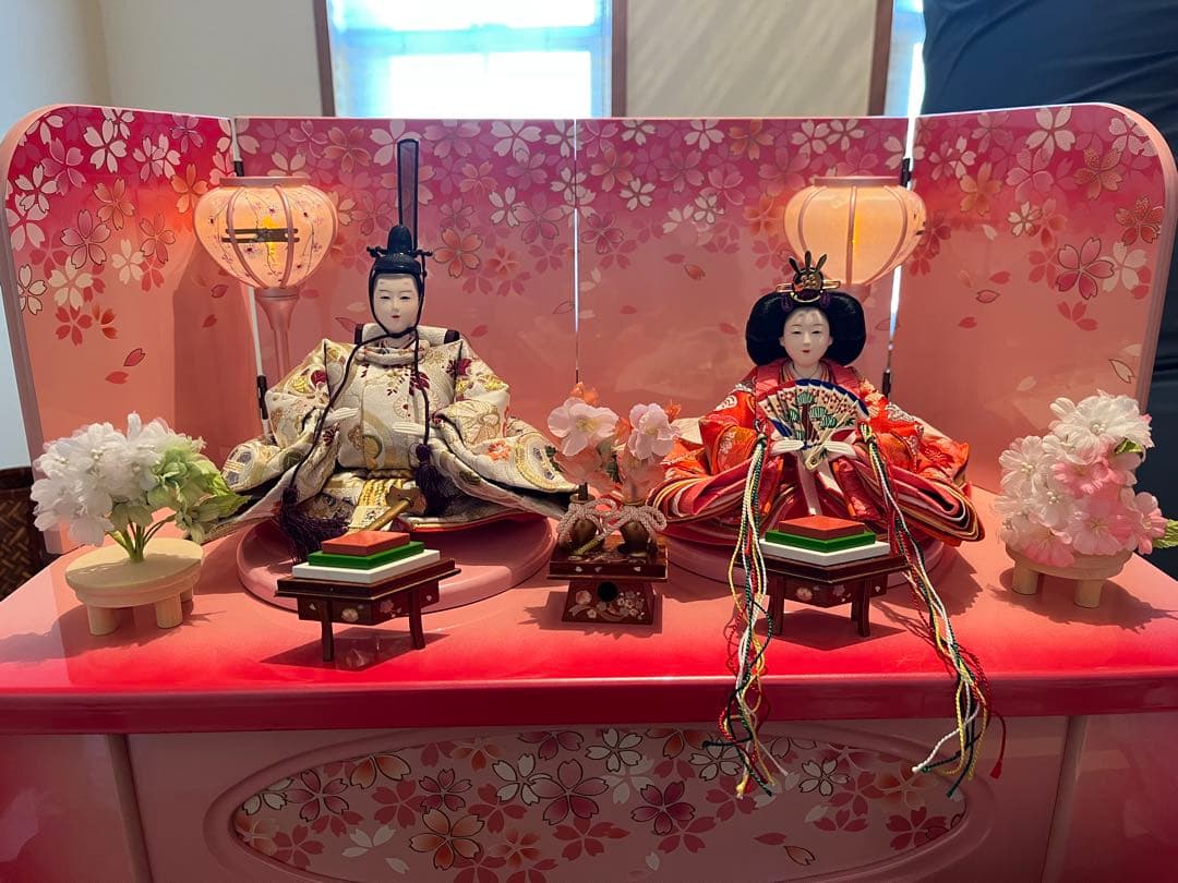 ひな祭り 雛人形セット 桜模様