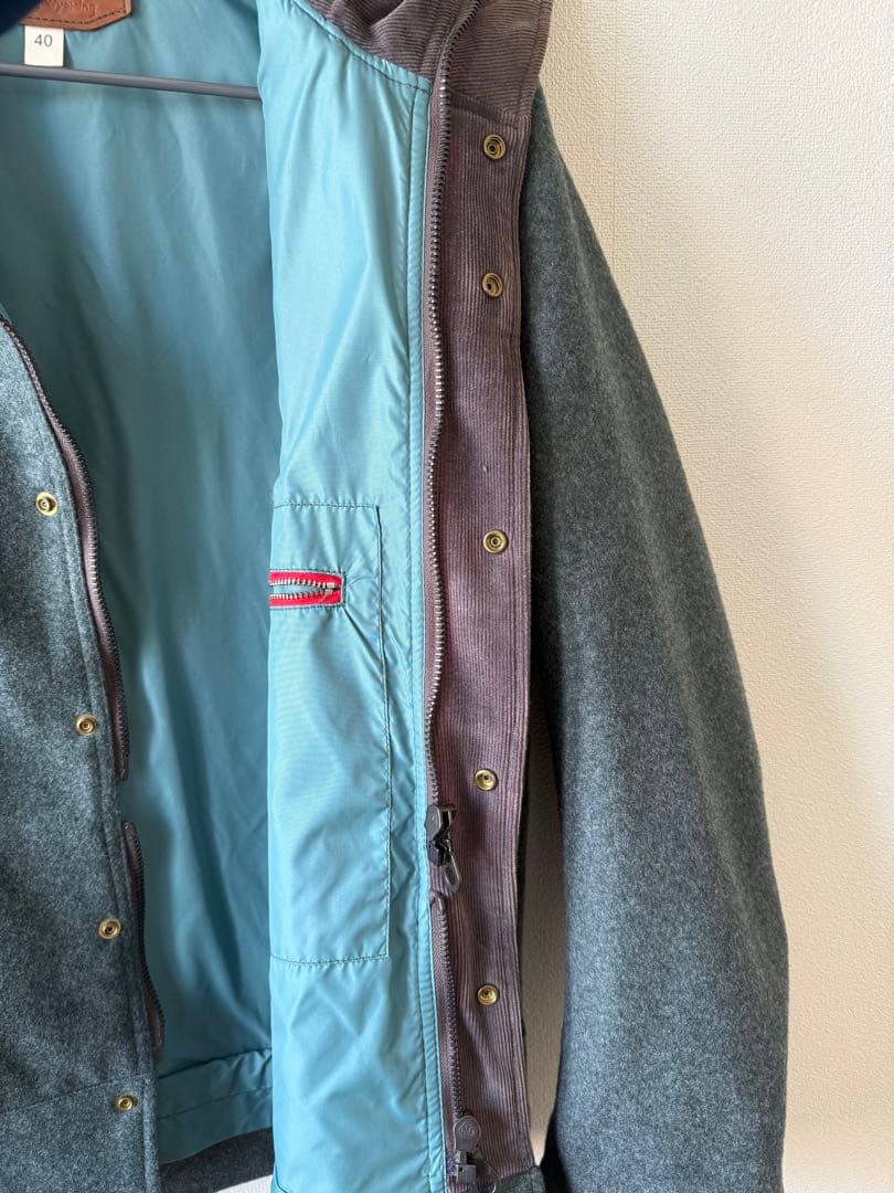 廃盤　Rocky Mountain Featherbed ウール&牛革ジャケット