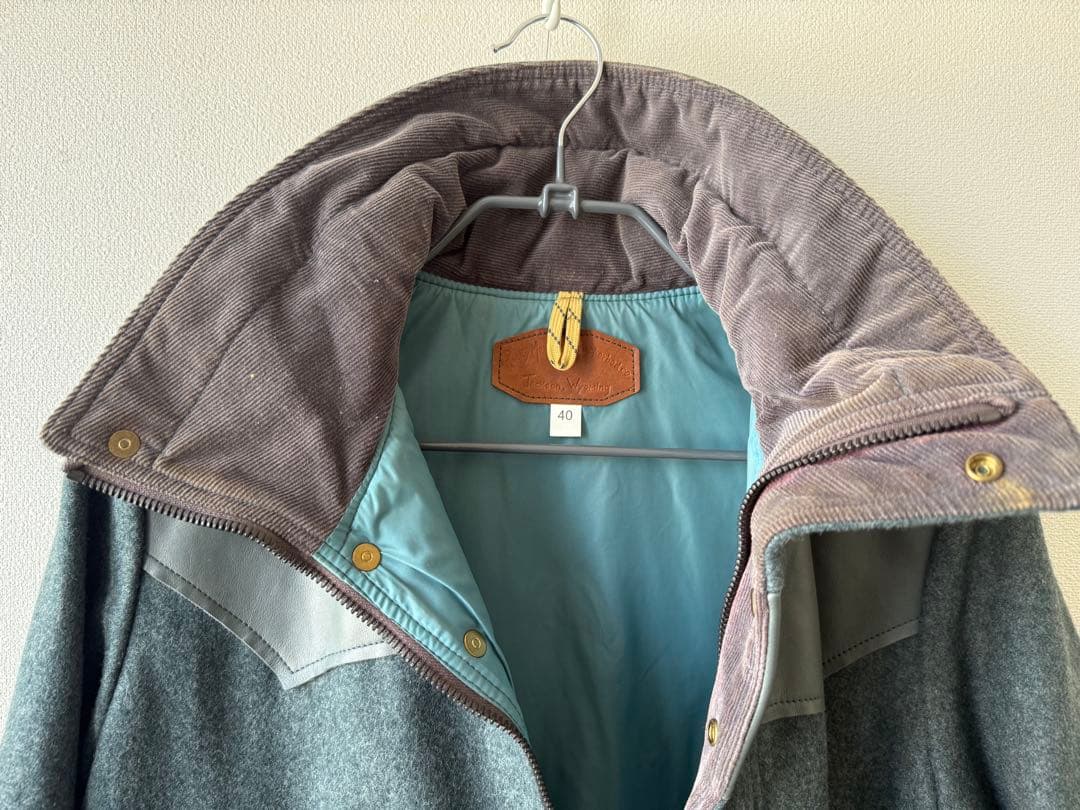 廃盤　Rocky Mountain Featherbed ウール&牛革ジャケット