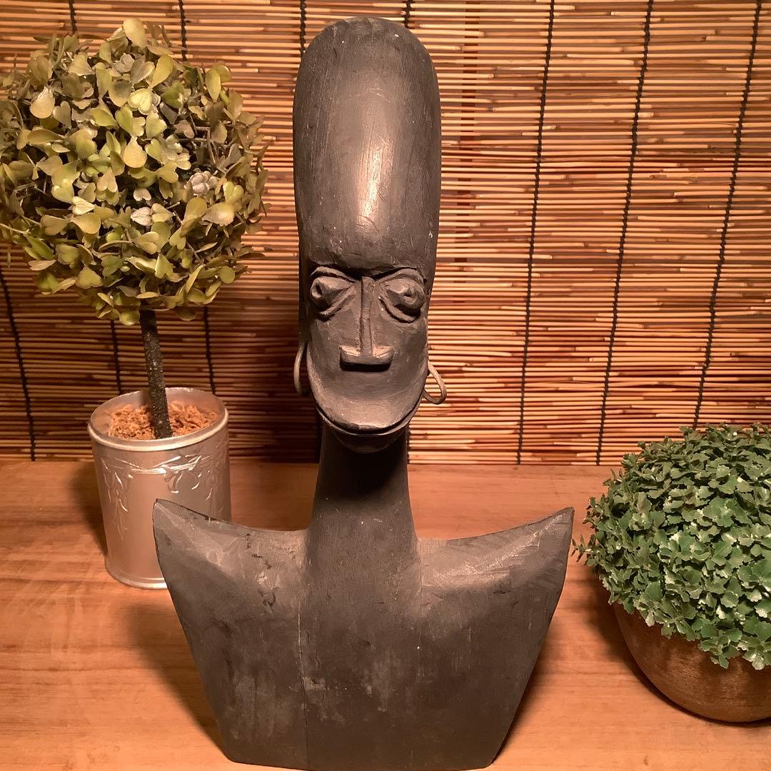 16世紀・エチオピア少数民族「魔除礼拝木彫像」除霊・精霊・生霊